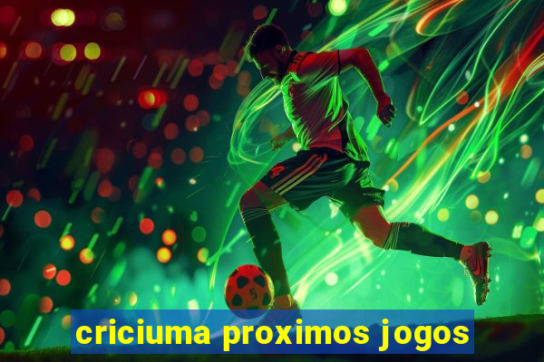 criciuma proximos jogos